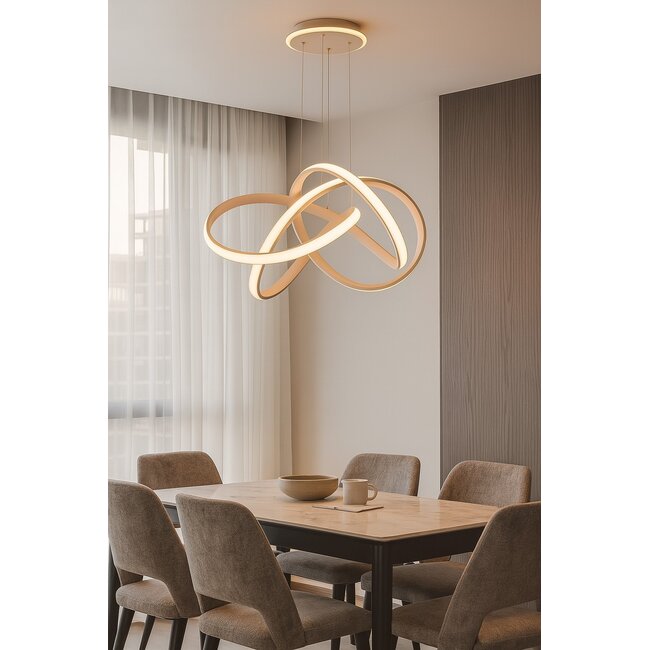 Geeti Design Hanglamp Bandol 1L - Zand
