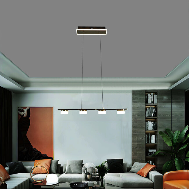 Geeti Design Hanglamp Cassis 5L - Zwart/Chroom