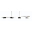 Geeti Design Hanglamp Cassis 5L - Zwart/Chroom