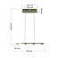 Geeti Design Hanglamp Cassis 5L - Nikkel Mat