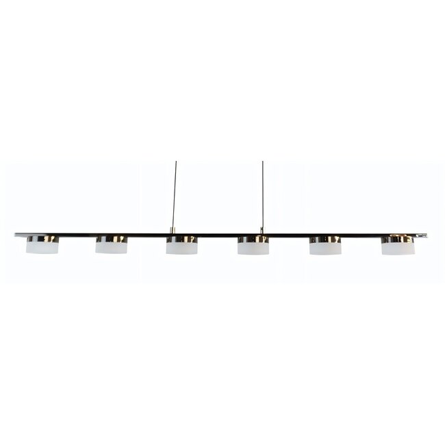 Geeti Design Hanglamp Cassis 7L - Zwart/Chroom
