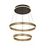 Geeti Design Hanglamp Marling 3L - Zwart/Goud