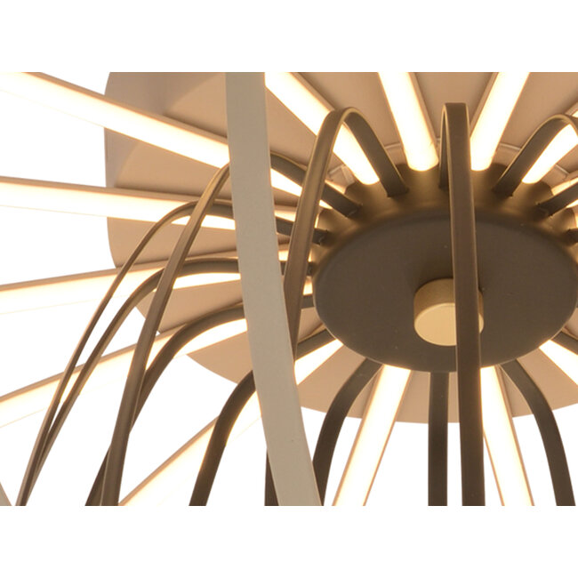 Geeti Design Plafondlamp Salo 55 cm - Zand/Zwart