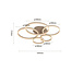 Geeti Design Plafondlamp Ravello 85,5 cm - Zand