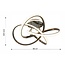 Geeti Design Plafondlamp Bandol 64 cm - Zwart/Chroom