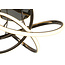 Geeti Design Plafondlamp Bandol 64 cm - Zwart/Chroom