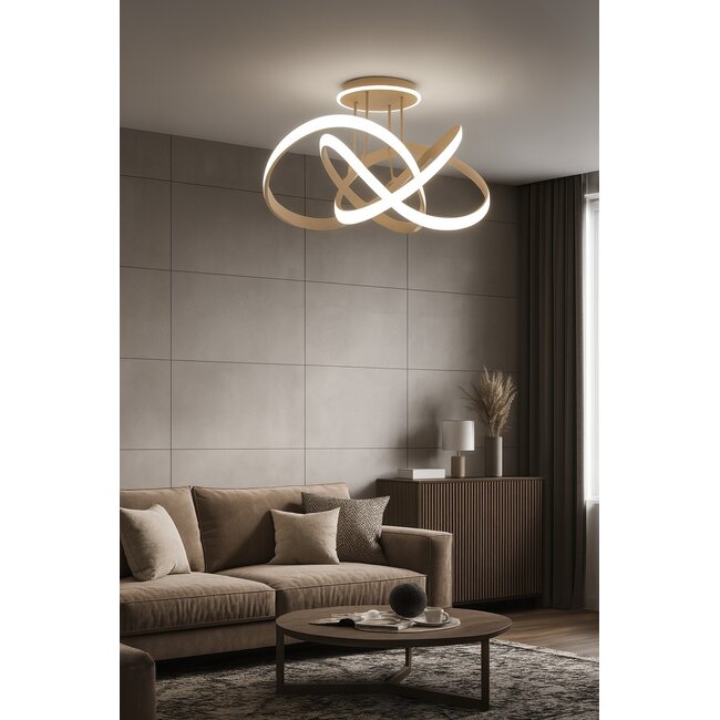 Geeti Design Plafondlamp Bandol 65 cm - Zand