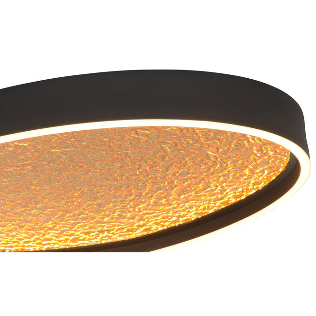 Geeti Design Plafondlamp Bormes 35 cm - Zwart/Goud