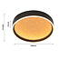 Geeti Design Plafondlamp Bormes 40 cm - Zwart/Goud