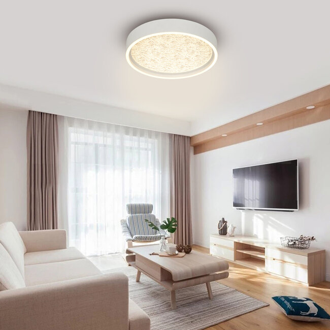 Geeti Design Plafondlamp Bormes 40 cm - Wit