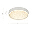 Geeti Design Plafondlamp Bormes 40 cm - Wit