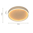 Geeti Design Plafondlamp Bormes 40 cm - Zand