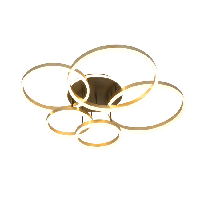 Geeti Design Plafondlamp Schenna 104,5 cm - Zwart/Goud