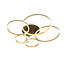Geeti Design Plafondlamp Schenna 104,5 cm - Zwart/Goud