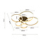 Geeti Design Plafondlamp Schenna 104,5 cm - Zwart/Goud