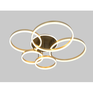 Geeti Plafondlamp Schenna 104,5 cm - Zwart/Goud