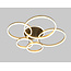 Geeti Design Plafondlamp Schenna 104,5 cm - Zwart/Goud