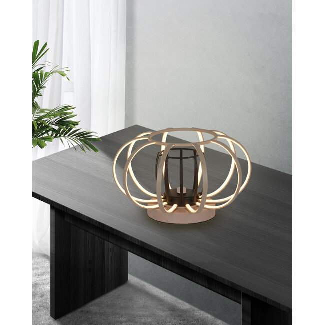 Geeti Design Tafellamp Salo - Zand/Zwart