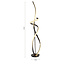 Geeti Design Vloerlamp Bandol - Zwart/Chroom