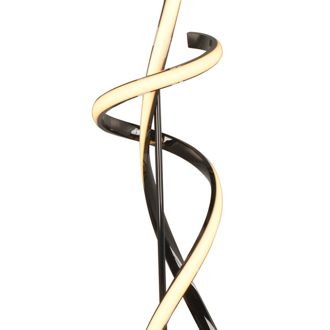 Geeti Design Vloerlamp Bandol - Zwart/Chroom