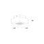 Artdelight Plafondlamp Bosco 1L - Champagne