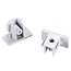 Artdelight 1-fase Railsysteem Megano 2m set (eindvoeding) - Wit/Champagne