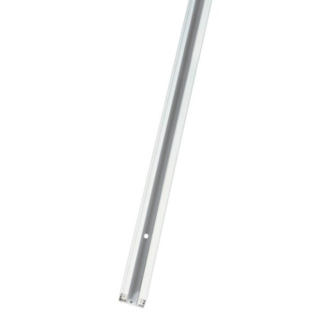 Artdelight 1-faseRailsysteem Megano 1m set (eindvoeding) - Wit/Champagne