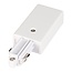Artdelight 1-fase Railsysteem Megano 3m set (eindvoeding) - Wit/Champagne