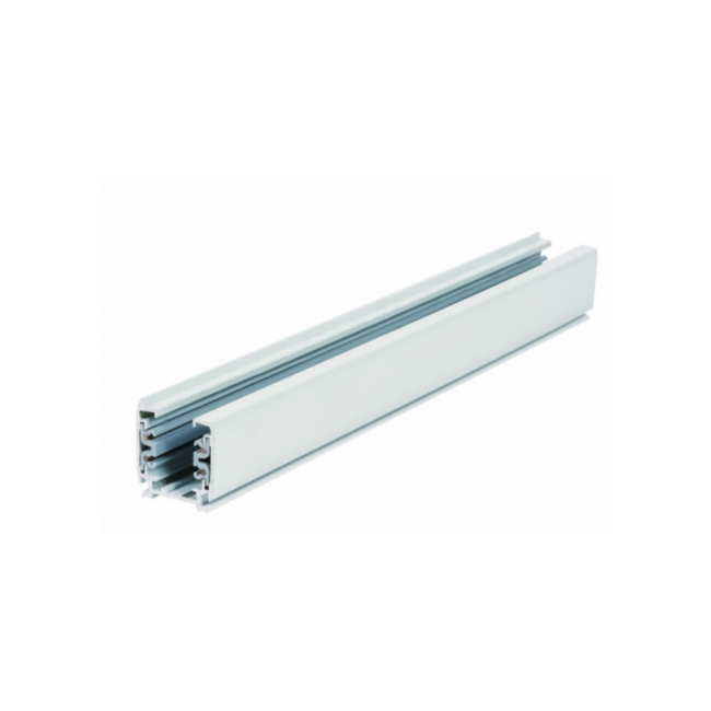 Artdelight 3-fase Railsysteem Megano 1m set (eindvoeding) - Wit/Champagne