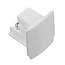 Artdelight 3-fase Railsysteem Megano 2m set (eindvoeding) - Wit/Champagne