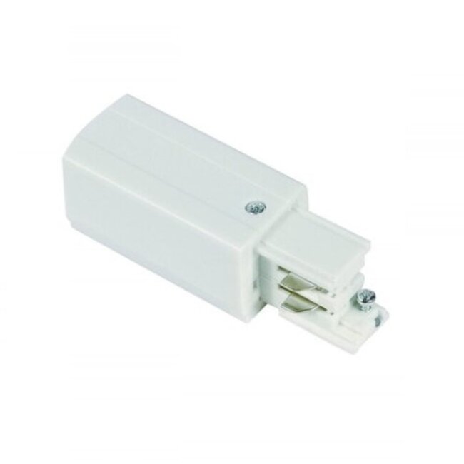 Artdelight 3-fase Railsysteem Megano 1m set (eindvoeding) - Wit/Champagne