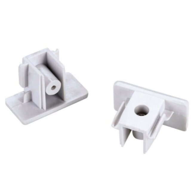 Artdelight 1-fase Railsysteem Megano 6m set (middenvoeding) - Wit/Champagne