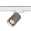 Artdelight 3-fase Railsysteem Megano 1m set (eindvoeding) - Wit/Champagne