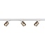 Artdelight 1-faseRailsysteem Megano 1m set (eindvoeding) - Wit/Champagne