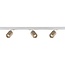 Artdelight 3-fase Railsysteem Megano 1m set (eindvoeding) - Wit/Champagne