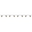 Artdelight 1-fase Railsysteem Megano 4m set (middenvoeding) - Wit/Champagne