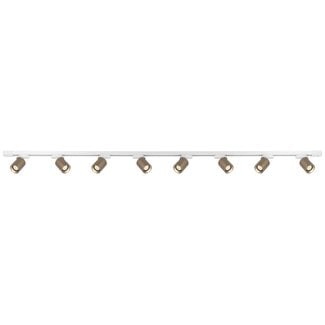 Artdelight 3-fase Railsysteem Megano 4m set (middenvoeding) - Wit/Champagne