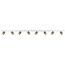 Artdelight 3-fase Railsysteem Megano 4m set (middenvoeding) - Wit/Champagne