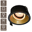 Artdelight Inbouwspot Roura - Zwart/Goud