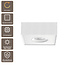 Artdelight Plafondlamp Brooklyn 1L - Wit - Dim To Warm