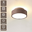 Artdelight Plafondlamp Chicago 150 - Donker Brons