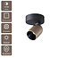 Artdelight Plafondlamp Houston 1L - Zwart/Champagne