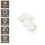 Artdelight Plafondlamp Mega 1L - Wit