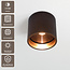Artdelight Plafondlamp Orleans - Donker Brons