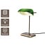 Artdelight Tafellamp Oxford - Brons/Groen