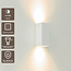 Artdelight Wandlamp Dante 2 - Wit