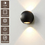 Artdelight Wandlamp Denver - Zwart