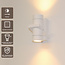Artdelight Wandlamp Double - Wit