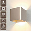 Artdelight Wandlamp Fulda - Champagne