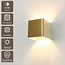 Artdelight Wandlamp Fulda - Goud